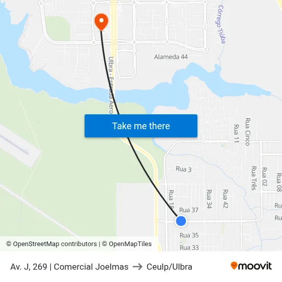 Av. J, 269 | Comercial Joelmas to Ceulp/Ulbra map