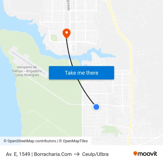Av. E, 1549 | Borracharia.Com to Ceulp/Ulbra map