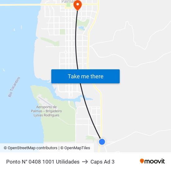 Ponto N° 0408 1001 Utilidades to Caps Ad 3 map