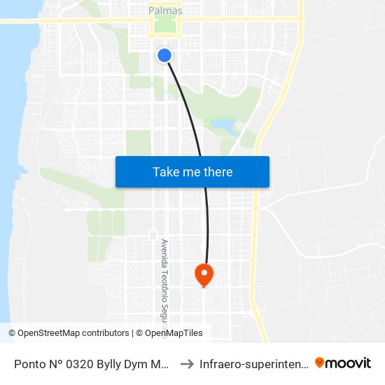 Ponto Nº 0320 Bylly Dym Moto Peças to Infraero-superintendência map