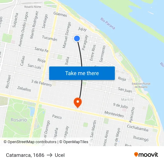 Catamarca, 1686 to Ucel map