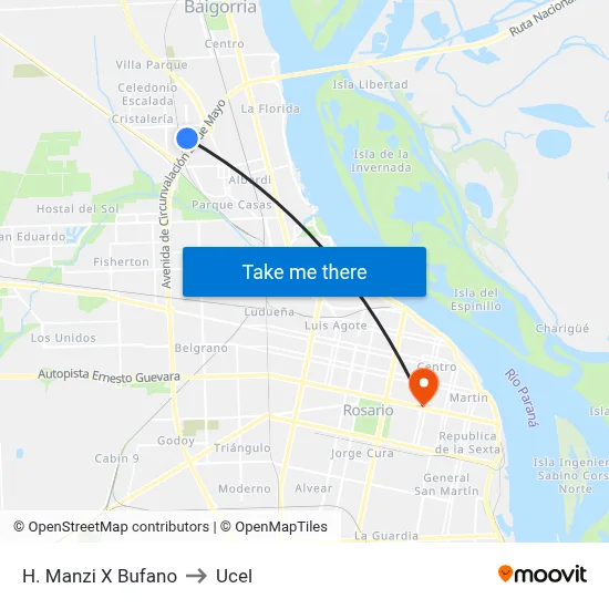 H. Manzi X Bufano to Ucel map
