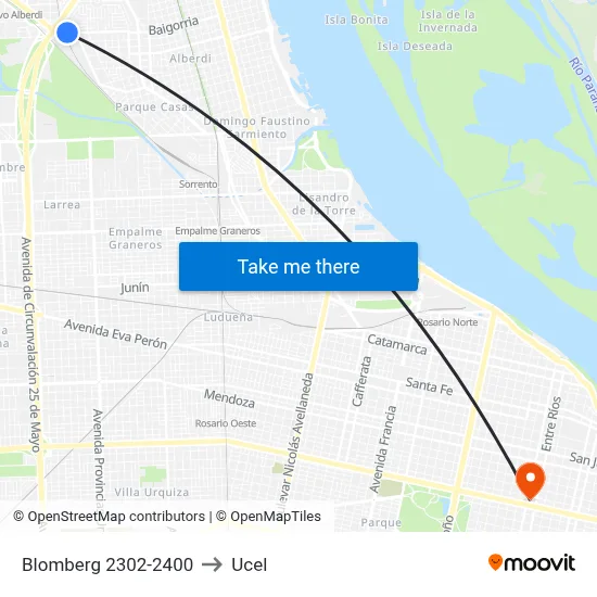 Blomberg 2302-2400 to Ucel map