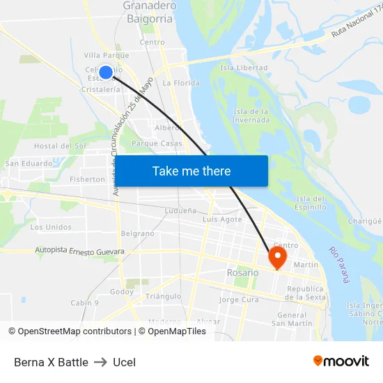 Berna X Battle to Ucel map