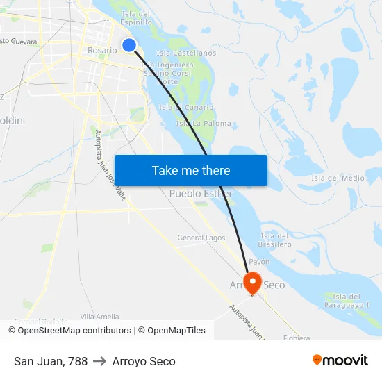 San Juan, 788 to Arroyo Seco map