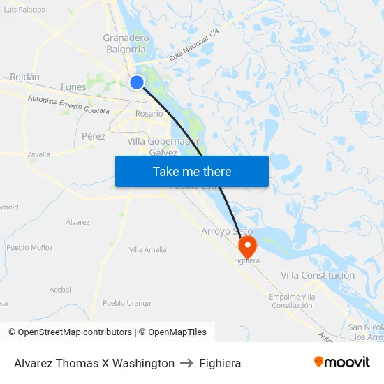 Alvarez Thomas X Washington to Fighiera map