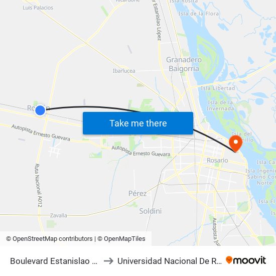 Boulevard Estanislao López, 492 to Universidad Nacional De Rosario (Unr) map
