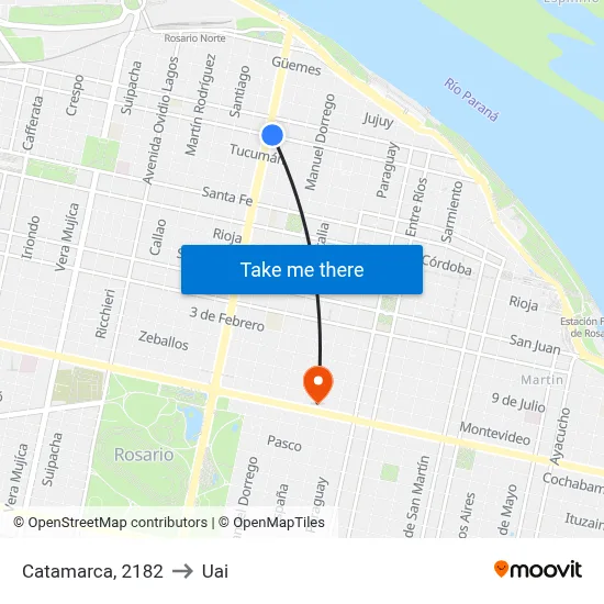 Catamarca, 2182 to Uai map