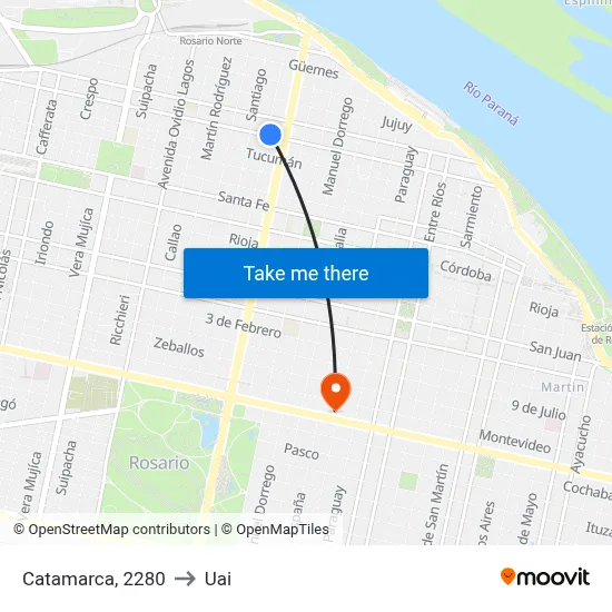 Catamarca, 2280 to Uai map