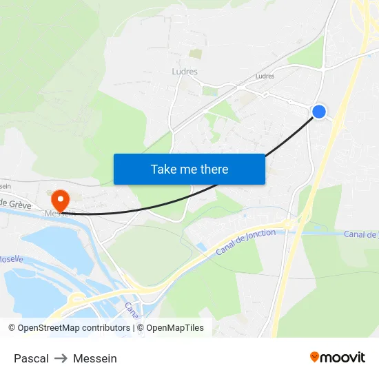 Pascal to Messein map