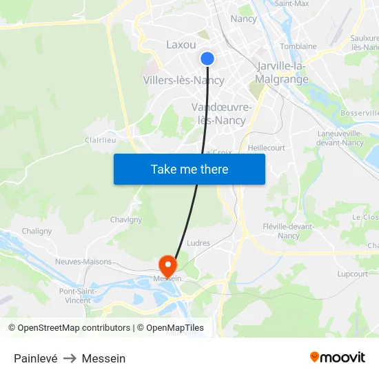 Painlevé to Messein map