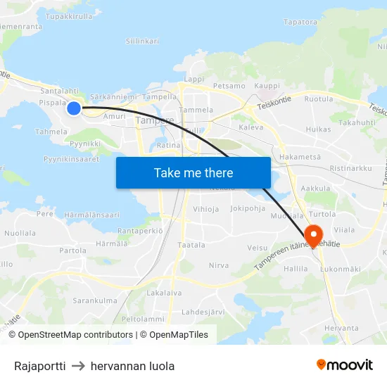 Rajaportti to hervannan luola map