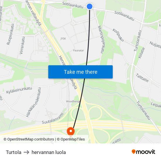 Turtola to hervannan luola map