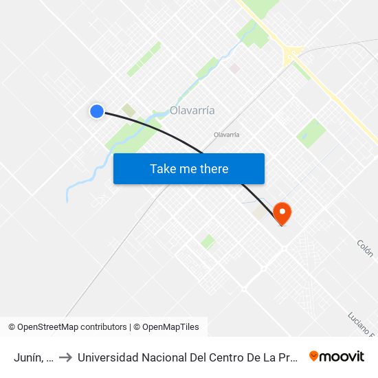 Junín, 1410 to Universidad Nacional Del Centro De La Provincia De Buenos Aires map