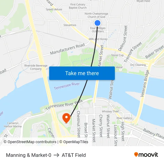 Manning & Market-0 to AT&T Field map