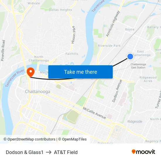 Dodson & Glass1 to AT&T Field map