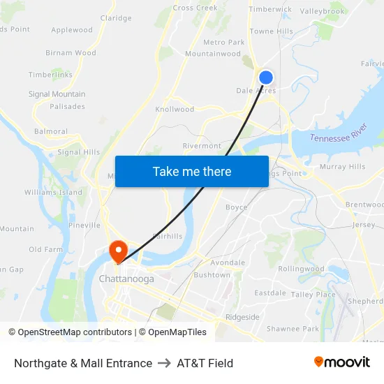 Northgate & Mall Entrance to AT&T Field map