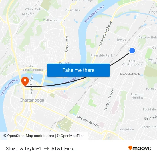 Stuart & Taylor-1 to AT&T Field map