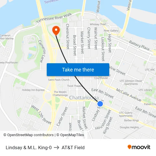 Lindsay & M.L. King-0 to AT&T Field map