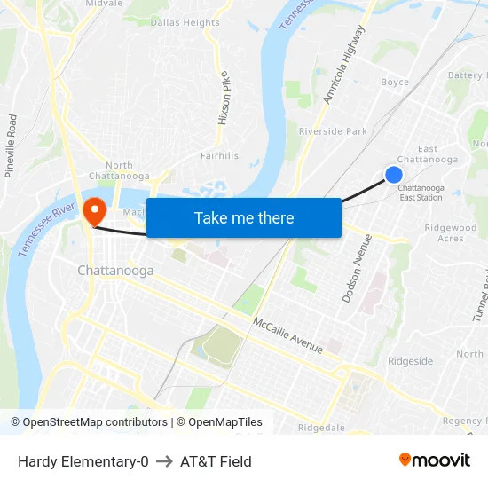 Hardy Elementary-0 to AT&T Field map