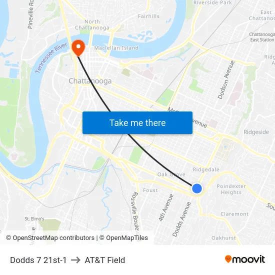 Dodds 7 21st-1 to AT&T Field map