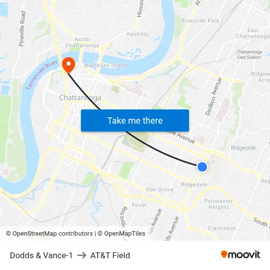 Dodds & Vance-1 to AT&T Field map