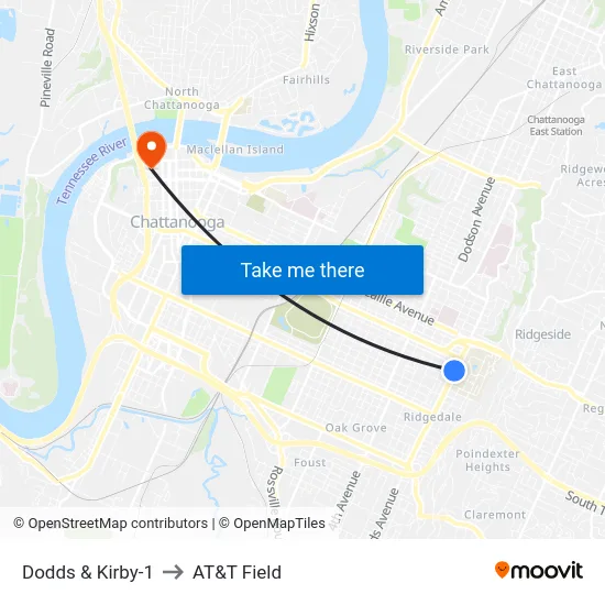 Dodds & Kirby-1 to AT&T Field map