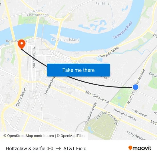 Holtzclaw & Garfield-0 to AT&T Field map