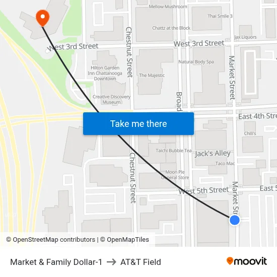 Market & Family Dollar-1 to AT&T Field map