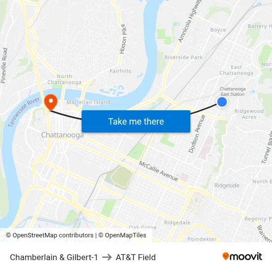 Chamberlain & Gilbert-1 to AT&T Field map