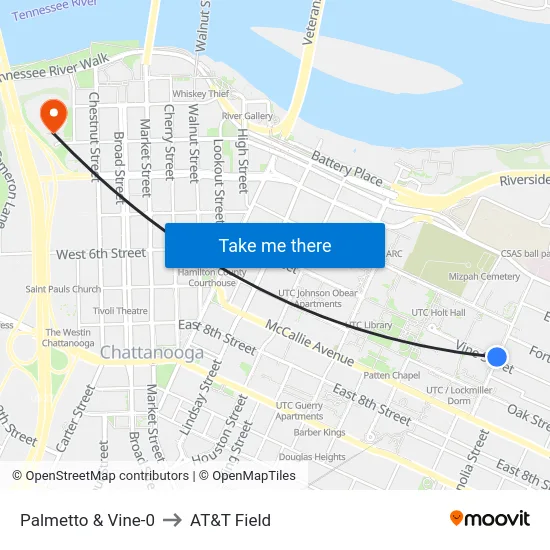 Palmetto & Vine-0 to AT&T Field map