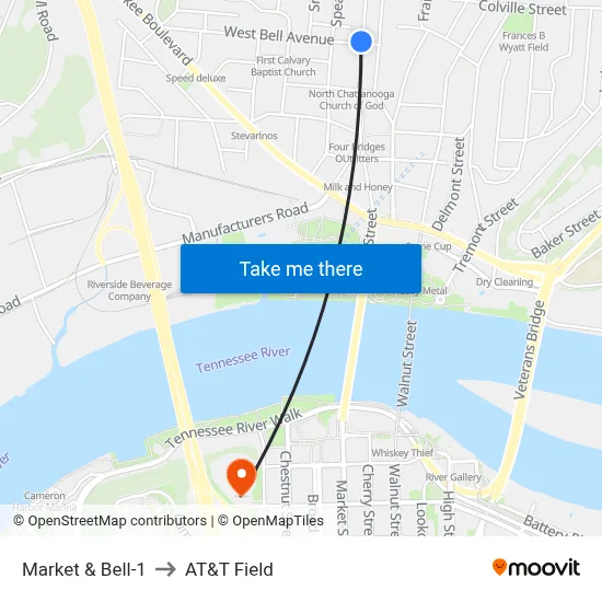 Market & Bell-1 to AT&T Field map