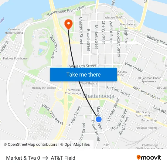 Market & Tva 0 to AT&T Field map