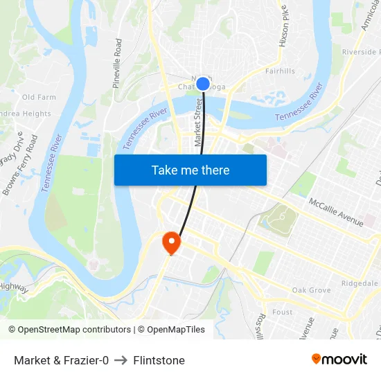 Market & Frazier-0 to Flintstone map