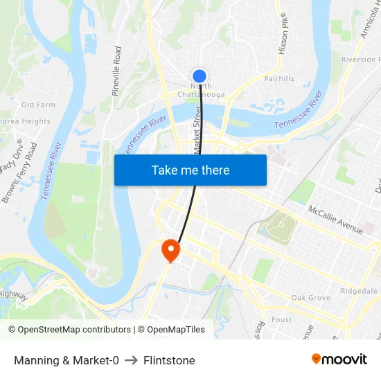 Manning & Market-0 to Flintstone map