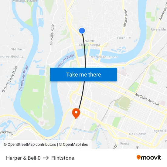 Harper & Bell-0 to Flintstone map