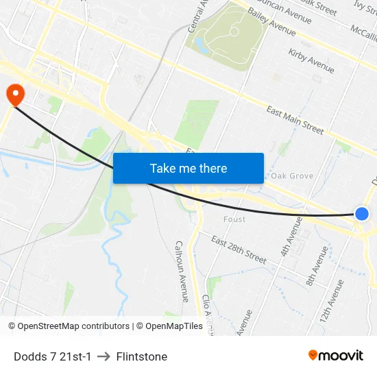 Dodds 7 21st-1 to Flintstone map