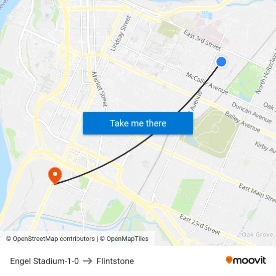Engel Stadium-1-0 to Flintstone map