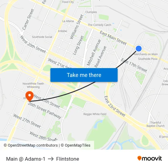 Main @ Adams-1 to Flintstone map