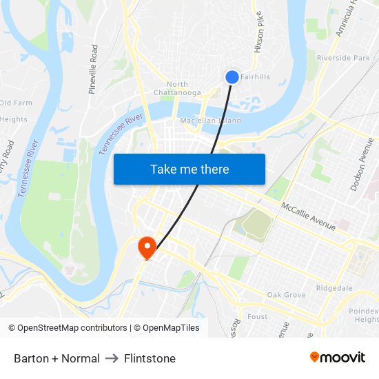 Barton + Normal to Flintstone map