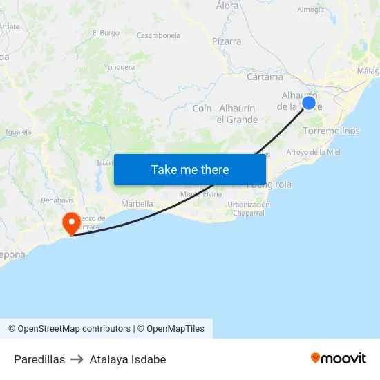 Paredillas to Atalaya Isdabe map