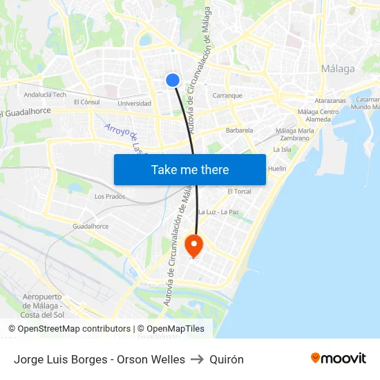 Jorge Luis Borges - Orson Welles to Quirón map