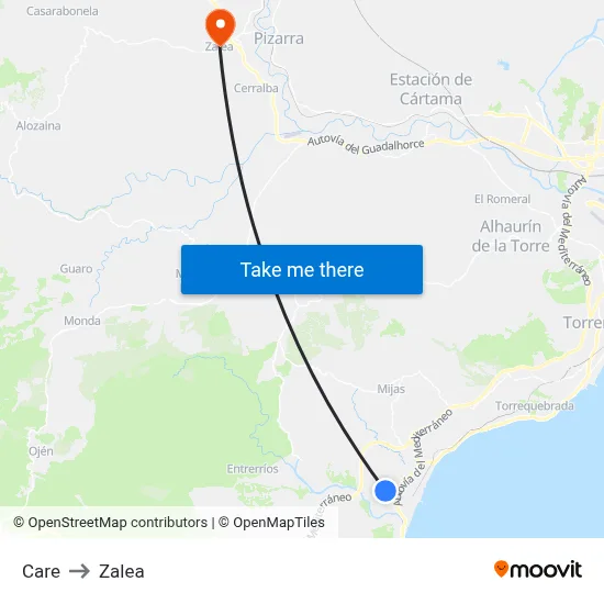 Care to Zalea map