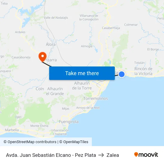 Avda. Juan Sebastián Elcano - Pez Plata to Zalea map