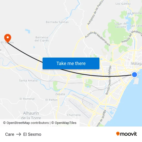 Care to El Sexmo map