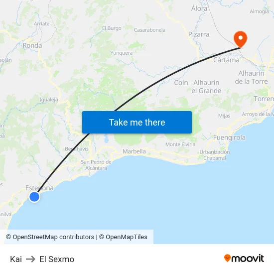 Kai to El Sexmo map