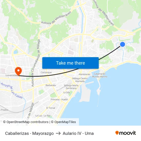 Caballerizas - Mayorazgo to Aulario IV - Uma map