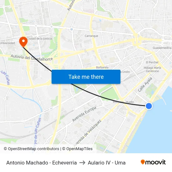 Antonio Machado - Echeverria to Aulario IV - Uma map