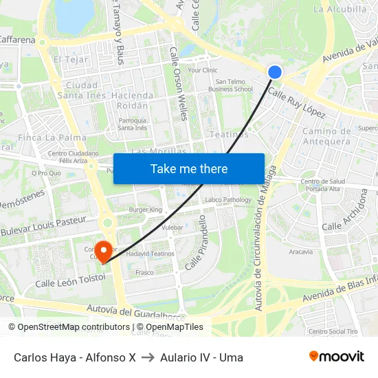 Carlos Haya - Alfonso X to Aulario IV - Uma map