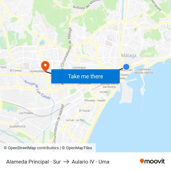 Alameda Principal - Sur to Aulario IV - Uma map